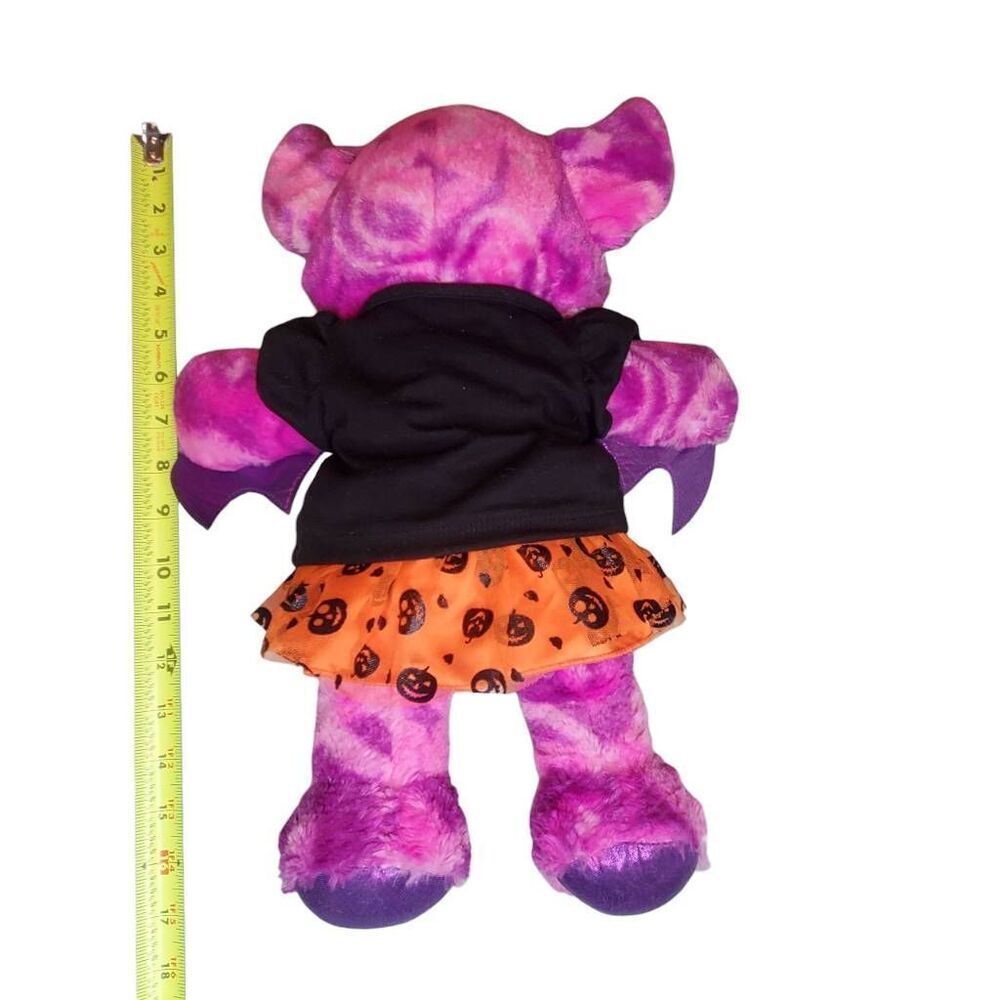 BAB Build A Bear Midnight Shimmer Bat Halloween Series Plush w/T-Shirt and Skirt - Picture 3 of 7